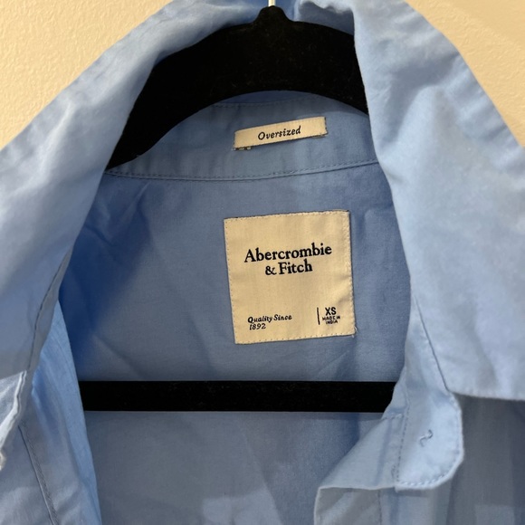 Abercrombie Oversized Poplin Button Up - Picture 3 of 5